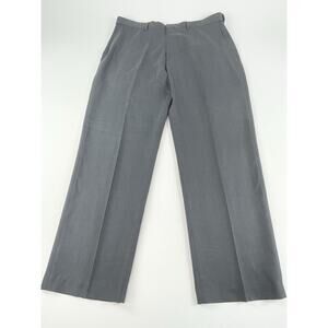 Haggar Smart Fiber Dress Pants 38X30 Charcoal Comfort Waist No Iron NWT